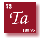 to Elements Alphabetical LisTantalumg